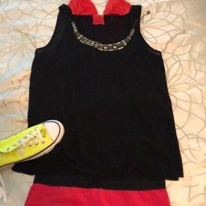 Forever21 hot pink back bow LG